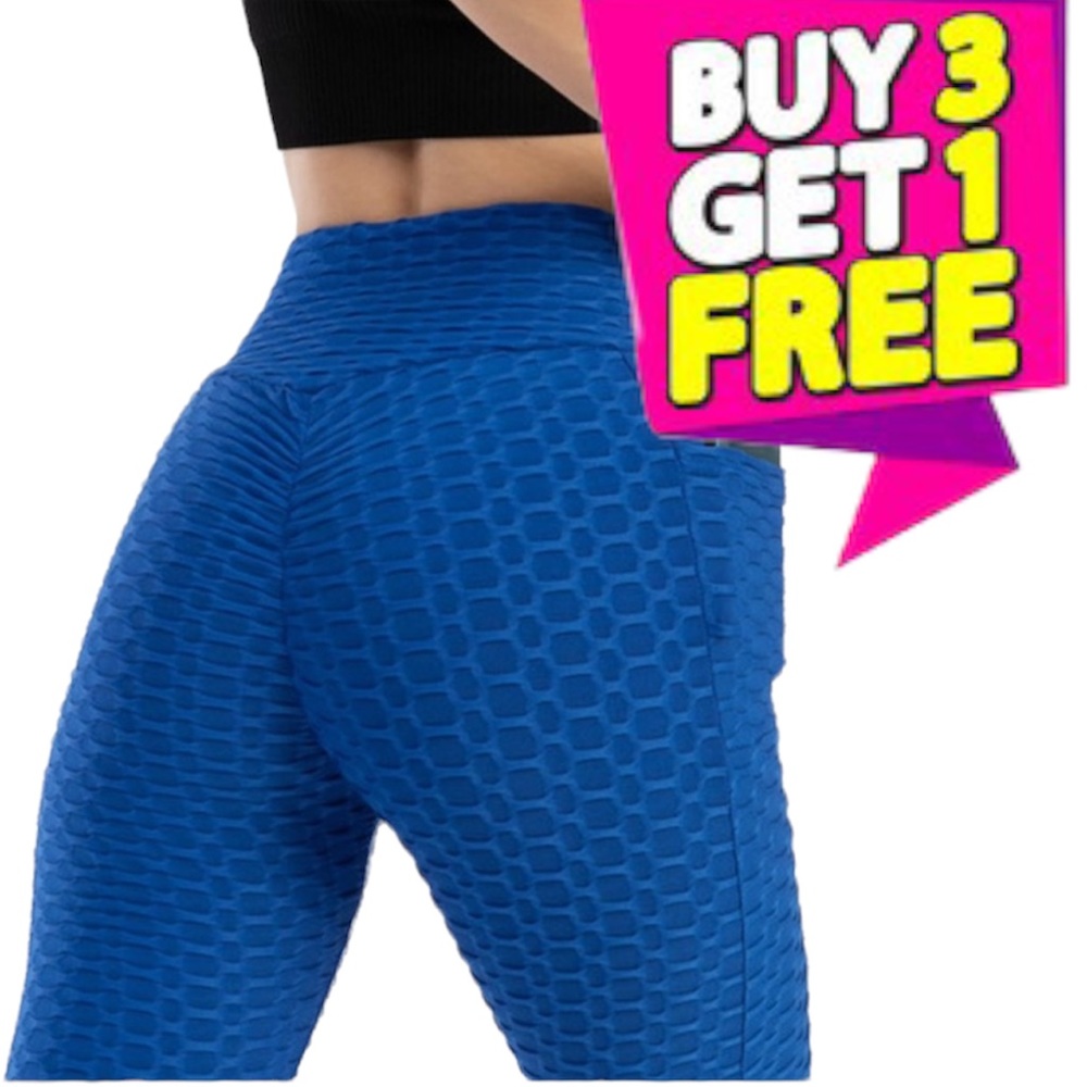 Women's High Waisted Leggings Slimming Scrunch Booty Ruched Butt Lift Yoga Pants